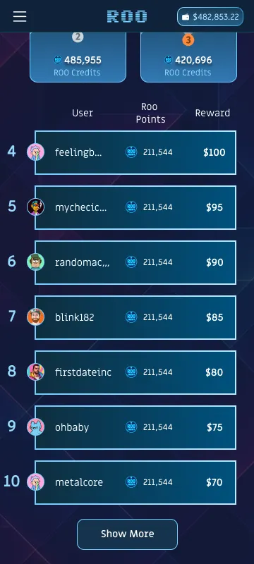 Leaderboard — Top 10